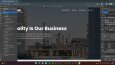 Webflow'da geliştirdiğim kurumsal website'si webflow görünüm