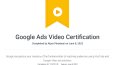 Google ads sertifikalar