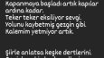 şiirlerim ve kısa sözlerim