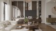 Modern Luxury Salon Tasarımı & Fotogerçekçi Görselleştirme