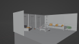 Salon 3D modelleme ve render 
