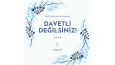 Davetiye tasarımı