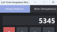 Modern C# WinForms Hesap & Birim Dönüştürücü