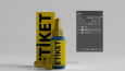 Mockup Giydirme Etiket Tasarımı