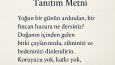 Reklam Yazısı (Tanıtım için) özgün eser 