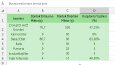 Excel Veri Girişi,Düzenleme ve Tablo Oluşturma Örneği