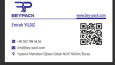 BEYPACK PLASTİK FABRİKA ŞİRKETİ KARTVİZİT ÇALIŞMASI