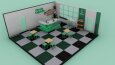Sanal Oyun İç Mekan Tasarımı Modelleme ve Render