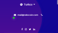 Kripto para yatırımı için tasarlanan çok dilli web sitesi.