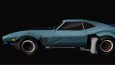 Stylized Muscle Car Low Poly Game Ready