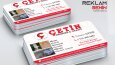 Baskıya hazır modern kartvizit tasarımları
