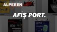 Özenle hazırlanmış afiş çalışmaları