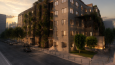 Yeşil Avlulu Sosyal Konut Yerleşkesi - Dış Mekan Render