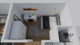 1+1 Ev ve Oda Renderları