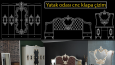 Mobilya tasarımı ve cnc çizimleri 
