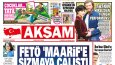 Akşam Gazetesi - Kapak Sayfası Tasarımları