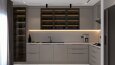Living Room and Kitchen Design