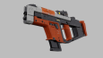 Low-poly SMG