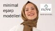 Nove Scarfs İçin Minimalist Moda Banner ve Görsel Tasarımı