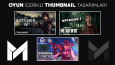 YouTube Thumbnail Tasarımlarım