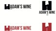 adam's wine logo tasarım