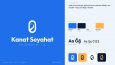 Kanat Seyahat · Turizm ve vize logosu, web ve afiş