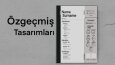 Kişiye Özel Özgeçmiş/CV Şablonu