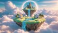 3d Island Render - Floating Island