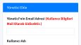 YÖNETİCİ PANELİ MOBİL UYGULAMASI