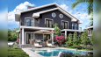 Modern Villa Dış Mekan Mimari Görselleştirme