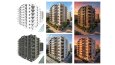 3D Apartman Revit Modeli
