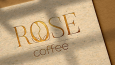 Rose Coffee logo tasarımı