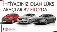 B2 Filo araç kiralama şirketinin sosyal medya tasarımları