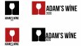 adam's wine logo tasarım