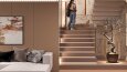 Modern Salon ve Merdiven Tasarımı