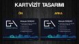 Kartvizit tasarımızda profesyonel hizmet alın