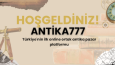 ANTİKA777 ADLI ONLİNE MEZAT SATIŞ SİTESİ İÇİN TASARIMLAR