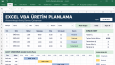 Excel VBA Üretim Planlama ve Otomasyon Sistemi