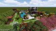 Modern Villa Peyzaj ve 3D Tasarım | Havuz, Bahçe ve Sosyal A
