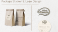 Paket Sticker ve Logo Tasarımı