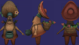 Mushroom Character  - Hand Painted 