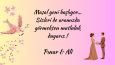 Özgün Davetiye Tasarımı