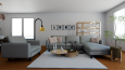 Modern Salon Render Çalışması