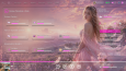 Modern glassmorphism embedded media player ui
