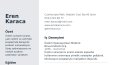 Profesyonel ve modern CV tasarım portfolyosu