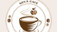 Cafe Nova – Modern & Minimal Logo Tasarımı