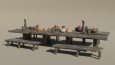 3D Eski Tavern Masası Oluşum Animasyonu