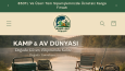Kamp & Outdoor ürünleri için Shopify mağaza tasarımı