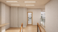 Modern iç mekân tasarımı ve gerçekçi 3D render
