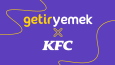 Getir Yemek & KFC Banner post story tasarımları